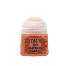 Citadel Base Ratskin Flesh highly pigmented 12ml base paint with smooth matt finish for rich foundational color.