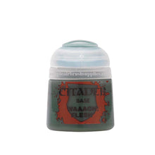 Citadel Base Waaagh! Flesh paint pot with vibrant green base color for miniature painting and tabletop gaming.