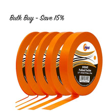 FBS Proband Fineline Orange tape bulk pack with five rolls of fine-line, residue-free, solvent-resistant vinyl tape.