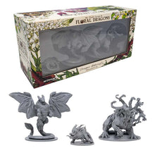 Floral Dragons Miniatures D & D – Dragon Botanist Miniatures Set