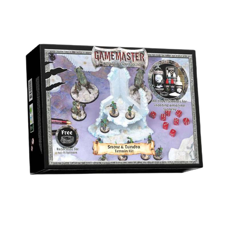 GAMEMASTER Snow & Tundra Terrain Kit
