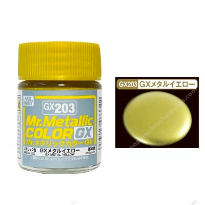 Mr Color Mr Metallic GX203 Metal Yellow