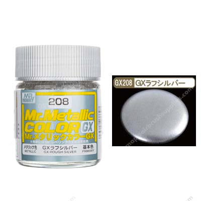 Mr Color Mr Metallic GX208 Metallic Rough Silver