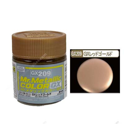 Mr Color Mr Metallic GX 209 Metallic Red Gold – Maple Airbrush Supplies