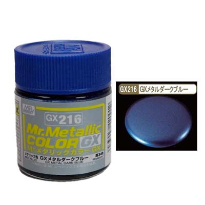 Mr Color Metallic GX216 GX Metal Dark Blue — Maple Airbrush Supplies