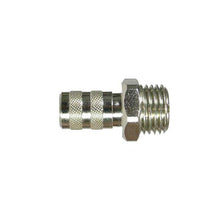 104533 Quick Coupling 1/4" Male Thread by Harder & Steenbeck with durable metal build for airbrush connections and efficient seal.