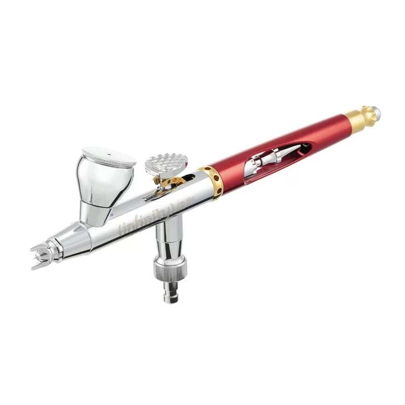 Harder & Steenbeck Infinity 2024 CR Plus Solo airbrush with titanium nozzle and precise detail control for advanced airbrushing.