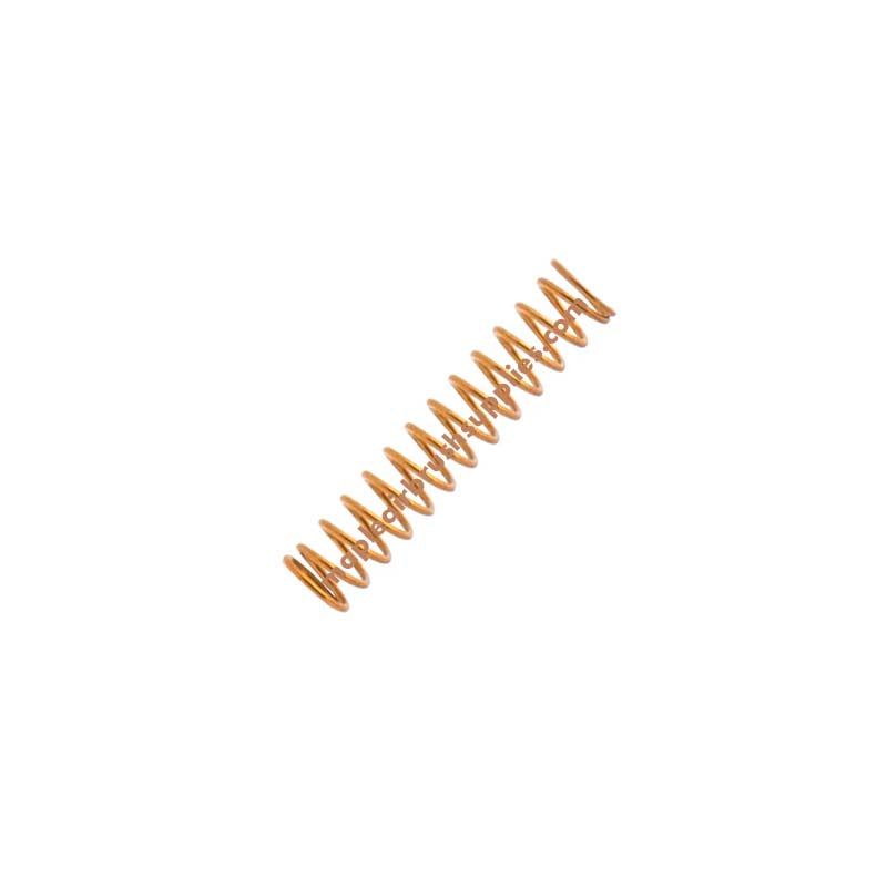 123086 Kyiv Needle Spring Gold, a durable gold-colored needle spring compatible with Evolution and Infinity airbrush models.