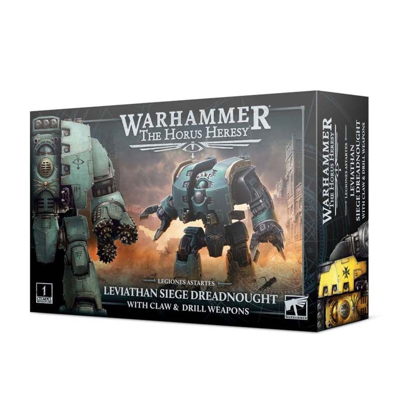 Horus Heresy Leviathan siege Dreadnought - Claws &amp; Weapons

Heavily-armed and impressively armored, the Leviathan Siege Dreadnought is an alternative development of the highly successful Contemptor design. 