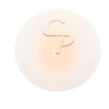 INSPIRE Pearl Orange airbrush pearl powder showing vibrant translucent mid-coat color on white basecoat.