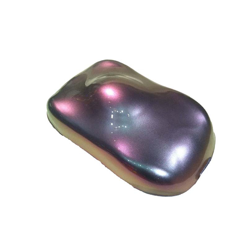 INSPIRE Passion Purple showing vibrant color shift from strong purple to silver, green, and blue with smooth glossy finish.