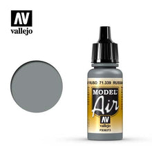 Vallejo Model Air Russian AF Grey N.3 FS36373 with gray paint swatch for scale modeling and airbrushing projects.