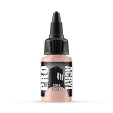 Pro Acryl Pale Pink 22ml bottle featuring high-density pigment acrylic paint with no-clog cap and matte finish.