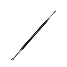 Monument Tools Mold line/Seam Scraper with dual angled stainless steel blades and textured handle for precise seam removal.