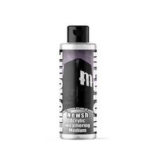 Pro Acryl NEWSH Acrylic Weathering Medium 120ml bottle for non-toxic, water-based weathering effects on models.
