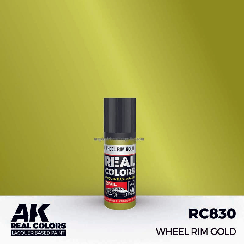 AK Interactive Real Colors Wheel Rim Gold