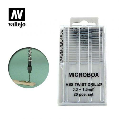 Vallejo Micro Drill Set 20 03-16mm