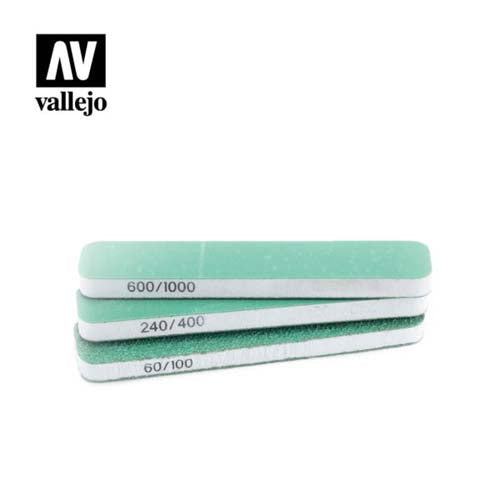 Vallejo Flexisander Dual Grit X3