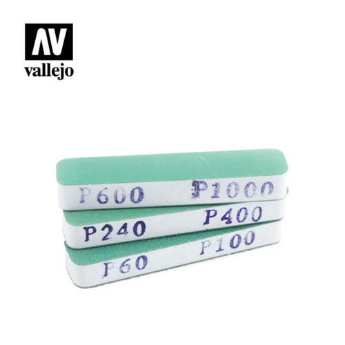 vallejo flexisander dual grit x3 80x30x12mm