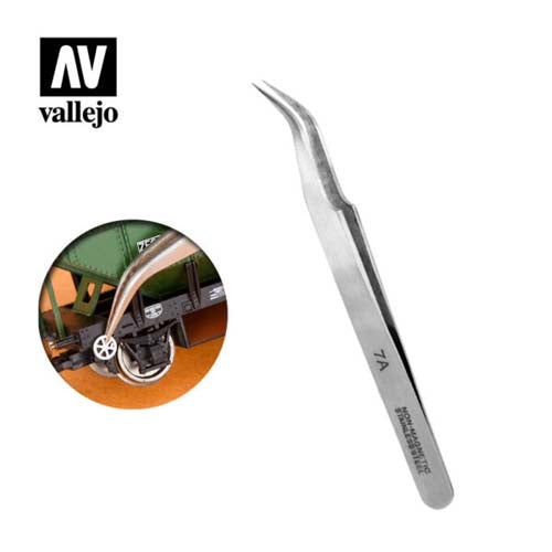 Vallejo #7 Stainless Steel Tweezers
