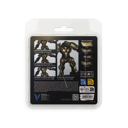 Vallejo Metallic Metal Aged Metal Paint Set