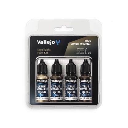 Vallejo Metallic Metal Aged Metal Paint Set