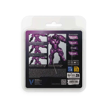 Vallejo Metallic Metal Amethyst Purple Paint Set