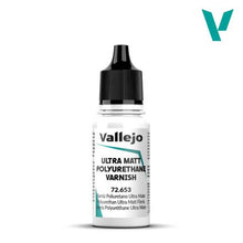 Vallejo Polyurethane Ultra Matt Varnish offers permanent, scratch-resistant matte finish for miniatures and models.
