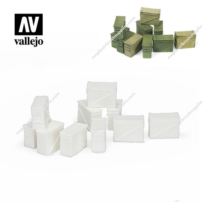 Valljo Scenery Large Ammo Boxes 12.7Mm