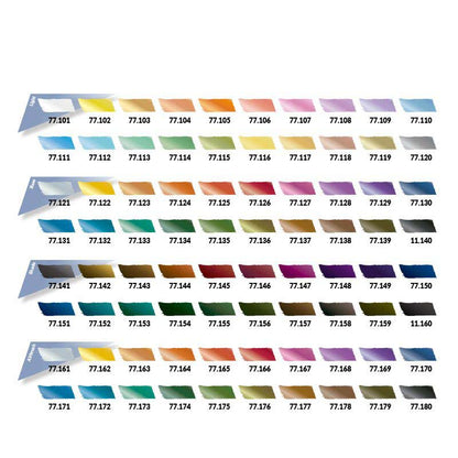 Vallejo True Metallic Case - 80 Colors - 2 brushes - 2 Miniatures