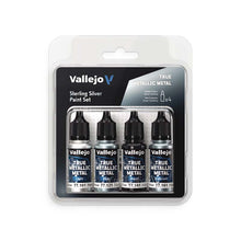 Vallejo Metallic Metal Sterling Silver Paint Set
