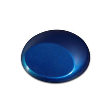 Wicked Flair Blue/Copper showing deep blue pearl finish with reflective qualities ideal for airbrushing effects.