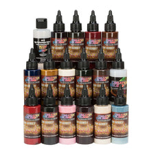 Bloodline Master Set by Createx Colors with 15 earth toned airbrush paints and 2 additives for realistic effects
