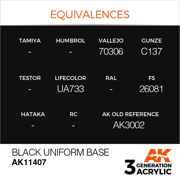 AK Interactive Black Uniform Base