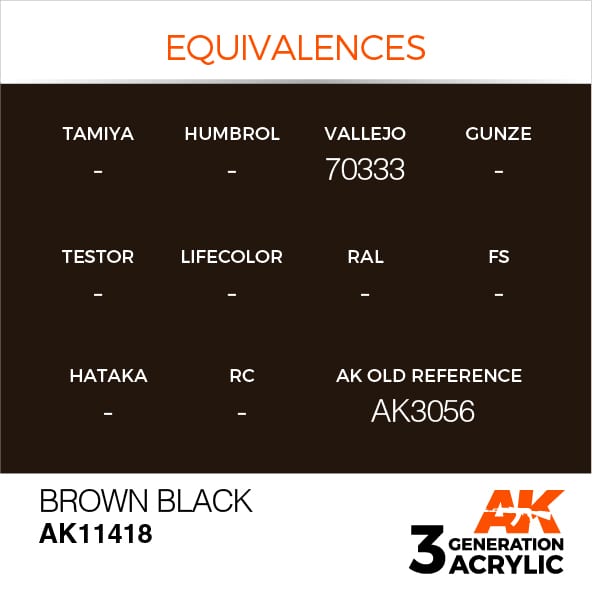 AK Interactive Brown Black 