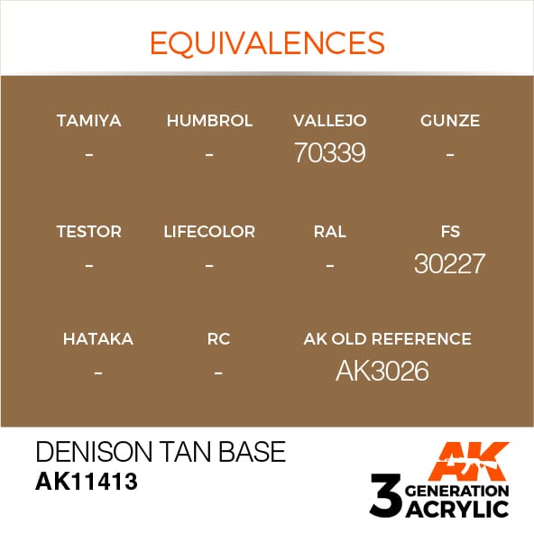 AK Interactive Denison Tan Base