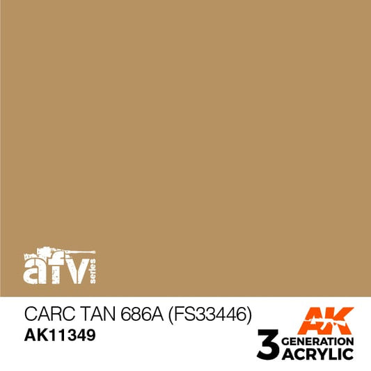 AK Interactive 3rd Gen CARC Tan 686A FS 33446