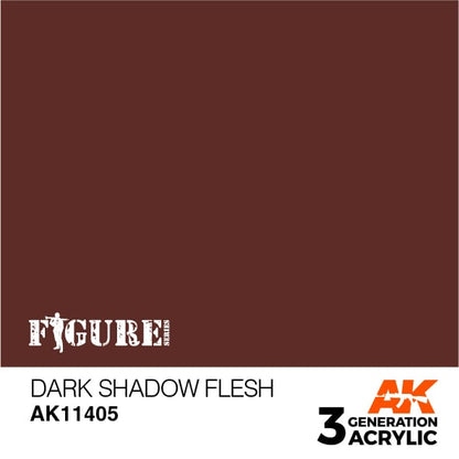 AK Interactive 3rd Gen Dark Shadow Flesh