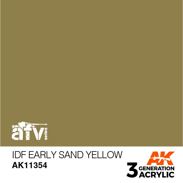 AK Interactive 3rd Gen IDF Early Sand Yellow