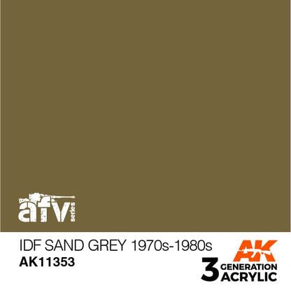AK Interactive 3rd Gen IDF Sand Grey 1970s 1980s