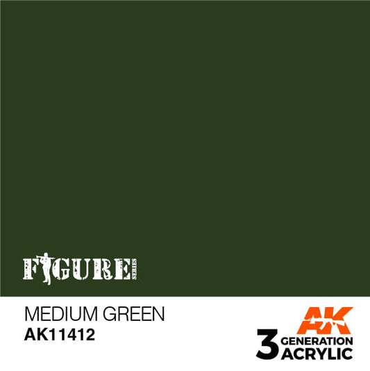 AK Interactive 3rd Gen Medium Green