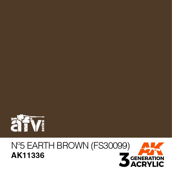 AK Interactive 3rd Gen N¬º5 Earth Brown FS 30099