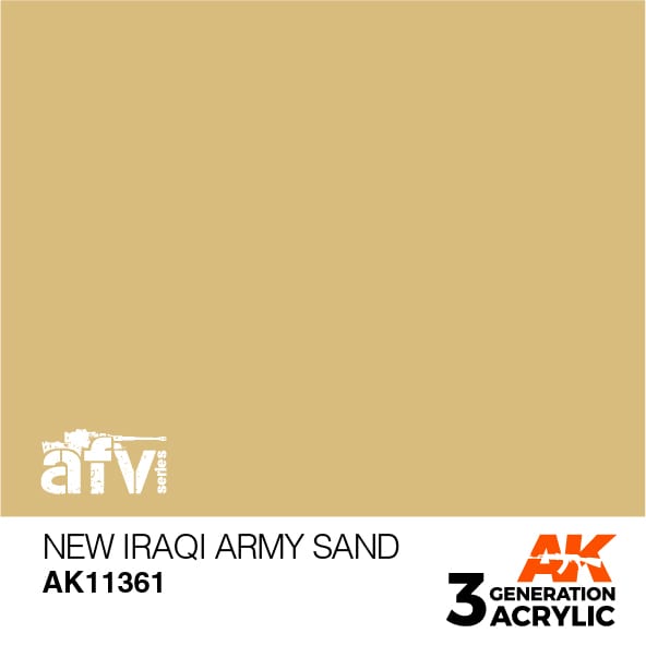AK Interactive 3rd Gen New Iraqi Army Sand