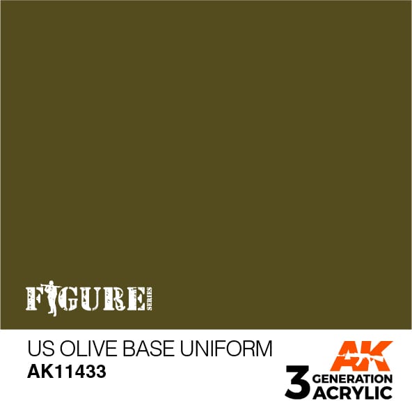 AK Interactive 3rdGen US Olive Base Uniform