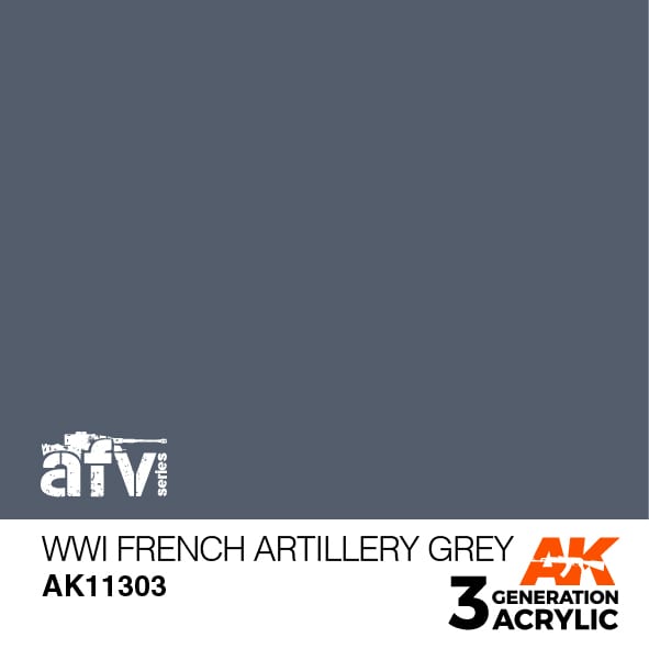 AK Interactive 3rd Gen WWI French Artillery Grey
