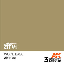 AK 3rd Gen Wood Base acrylic paint designed for accurate AFV colors with optimal coverage and brush or airbrush use.