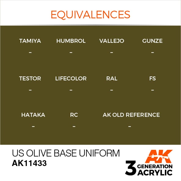 AK Interactive US Olive Base Uniform