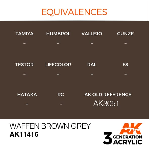 AK Interactive Waffen Brown Grey