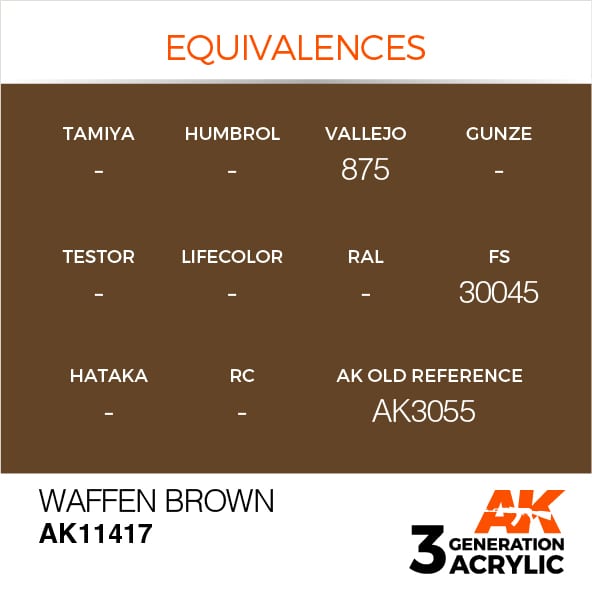 AK Interactive Waffen Brown