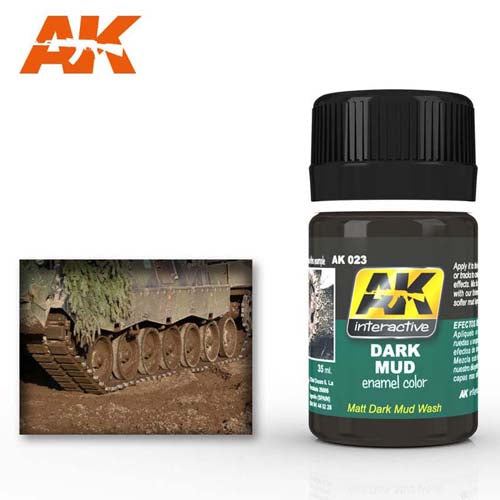 AK Diorama Effects Dark Mud Effects – Maple Airbrush Supplies